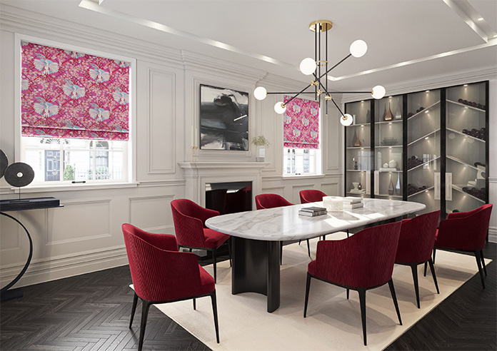 Faded Glamour, Fairground Pink - Twist&Fit Roman Blind - Image 6